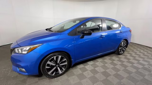 2021 Electric Blue Metallic Nissan Versa 1.6 SR FWD Sedan