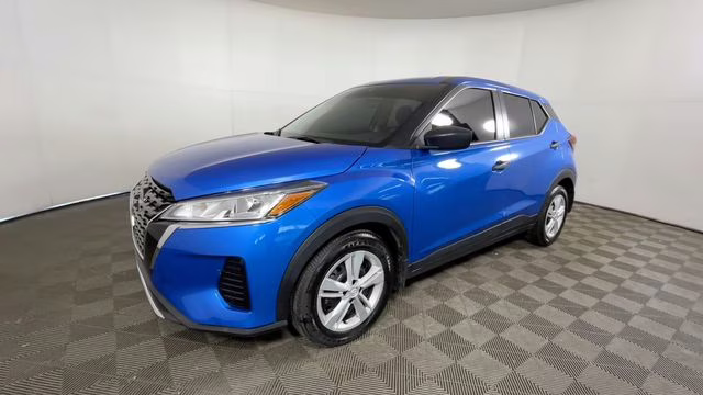 2024 Electric Blue Metallic Nissan Kicks S FWD SUV