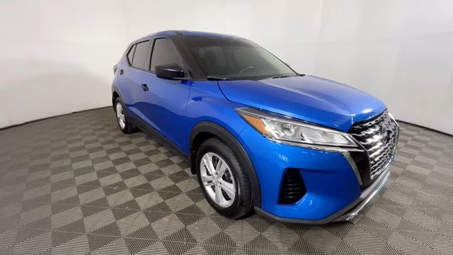 2024 Electric Blue Metallic Nissan Kicks S FWD SUV