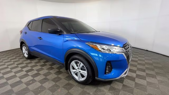 2024 Electric Blue Metallic Nissan Kicks S FWD SUV