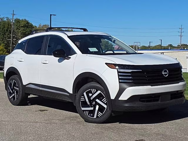 2026 Aspen White Tricoat Nissan Kicks SV FWD SUV