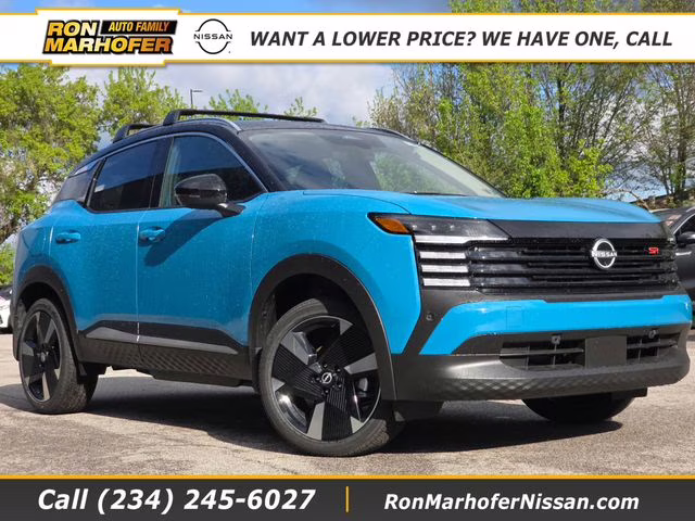 2026 Arctic Ice Blue/Black Nissan Kicks SR AWD SUV