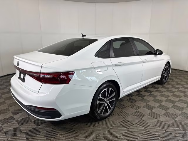 2025 Pure White Volkswagen Jetta 1.5T Sport FWD Sedan