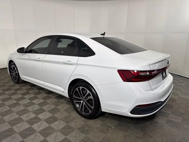 2025 Pure White Volkswagen Jetta 1.5T Sport FWD Sedan