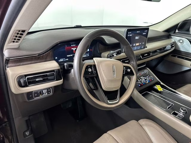2020 Burgundy Velvet Metallic Tinted Clearcoat Lincoln Aviator Reserve AWD SUV