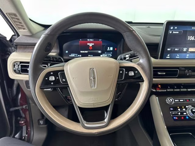 2020 Burgundy Velvet Metallic Tinted Clearcoat Lincoln Aviator Reserve AWD SUV