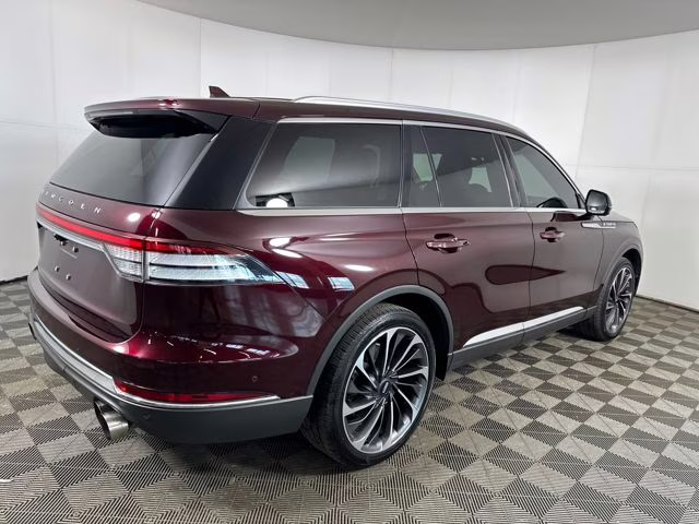 2020 Burgundy Velvet Metallic Tinted Clearcoat Lincoln Aviator Reserve AWD SUV