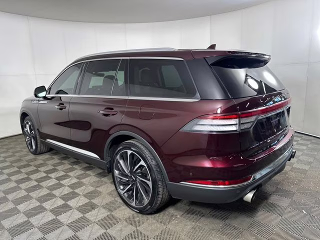 2020 Burgundy Velvet Metallic Tinted Clearcoat Lincoln Aviator Reserve AWD SUV
