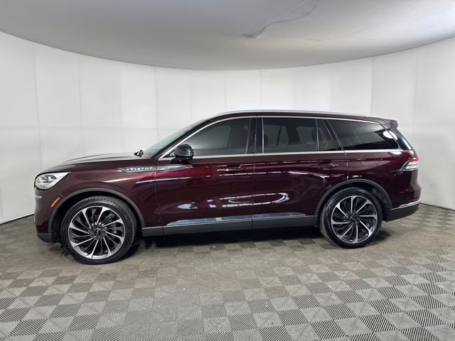 2020 Burgundy Velvet Metallic Tinted Clearcoat Lincoln Aviator Reserve AWD SUV