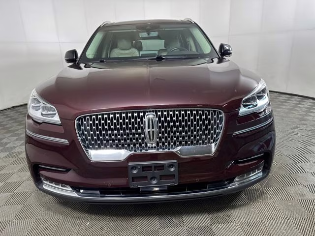 2020 Burgundy Velvet Metallic Tinted Clearcoat Lincoln Aviator Reserve AWD SUV