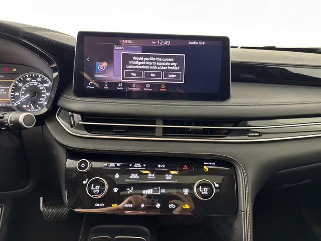 2025 Graphite Shadow Infiniti QX60 PURE AWD SUV