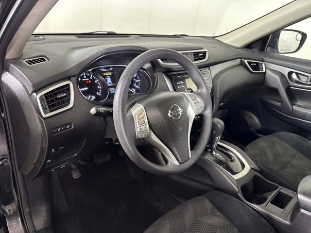2015 Super Black Nissan Rogue S FWD SUV