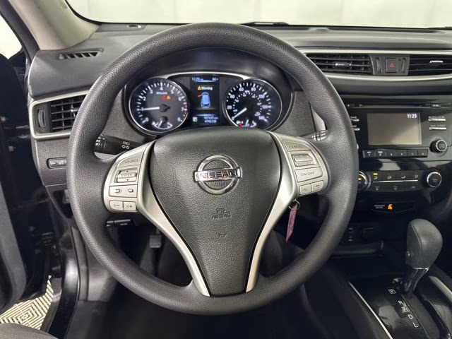 2015 Super Black Nissan Rogue S FWD SUV