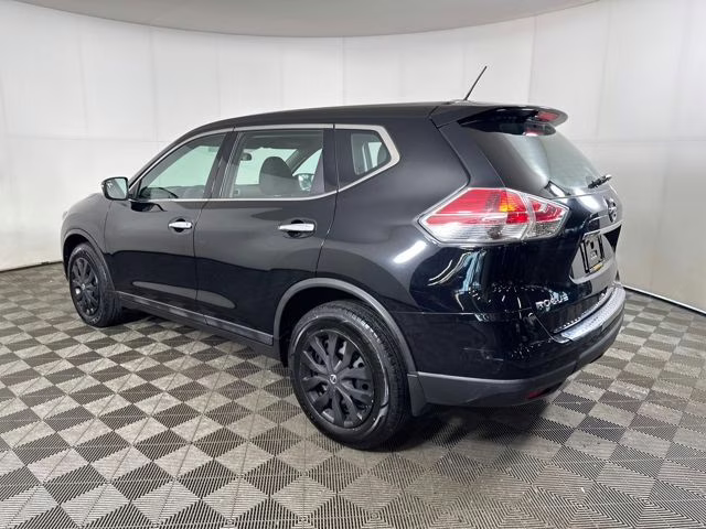 2015 Super Black Nissan Rogue S FWD SUV