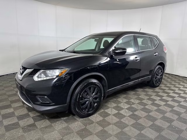 2015 Super Black Nissan Rogue S FWD SUV