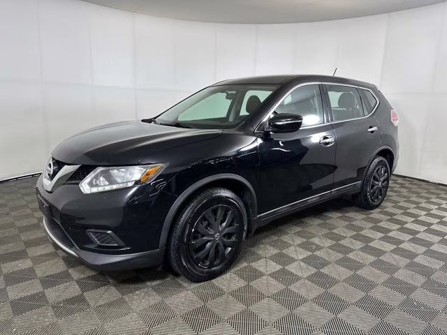 2015 Super Black Nissan Rogue S FWD SUV
