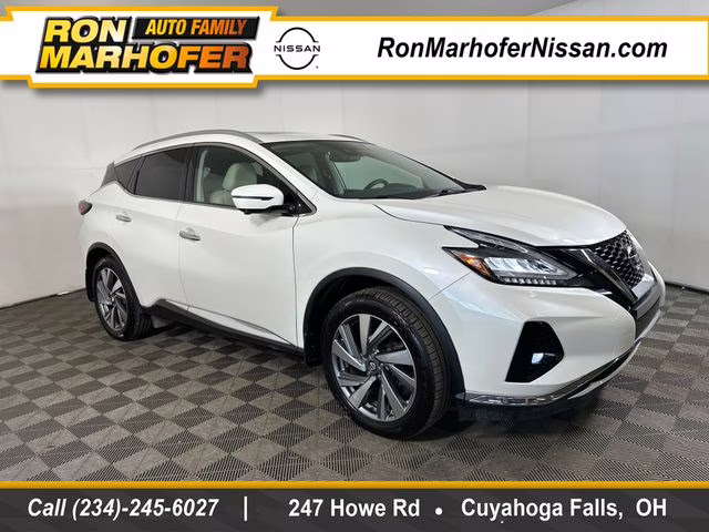 2021 Pearl White Tricoat Nissan Murano SL AWD SUV