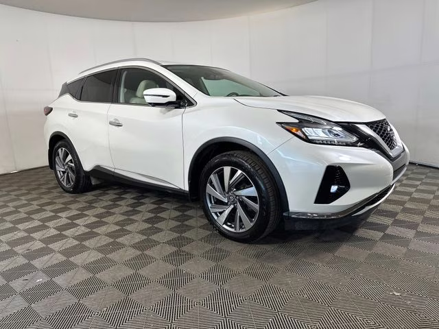 2021 Pearl White Tricoat Nissan Murano SL AWD SUV