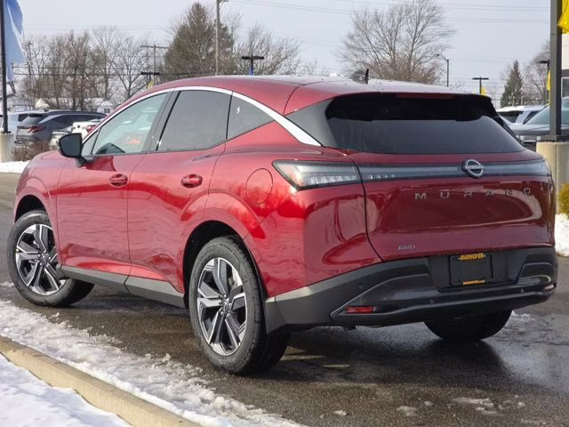 2026 Scarlet Ember Tintcoat Nissan Murano SL AWD SUV