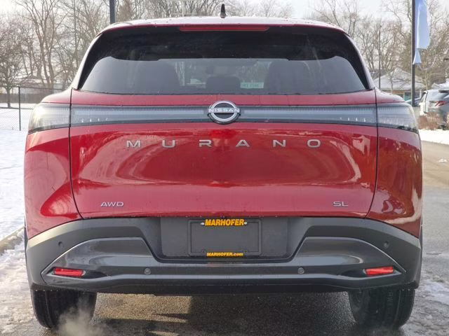 2026 Scarlet Ember Tintcoat Nissan Murano SL AWD SUV