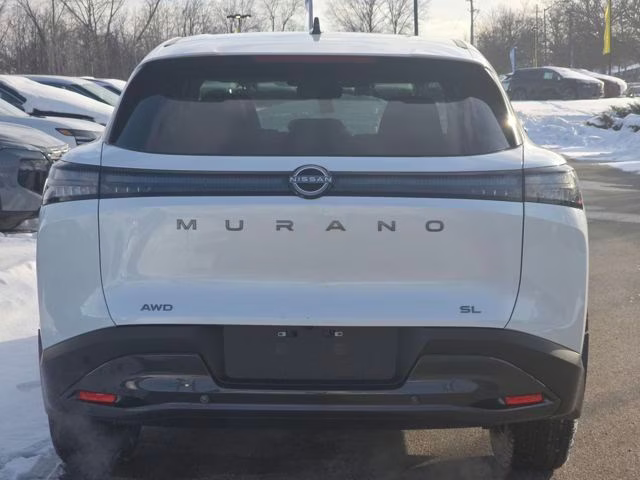 2026 Everest White Pearl Tricoat Nissan Murano SL AWD SUV