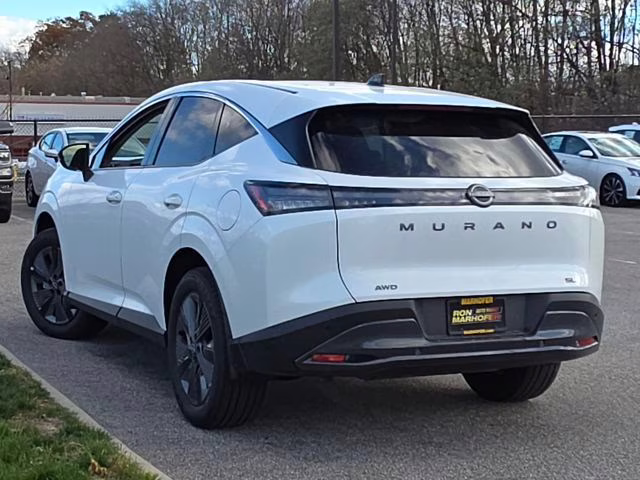 2026 Everest White Pearl Tricoat Nissan Murano SL AWD SUV