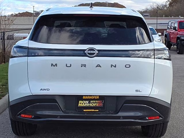 2026 Everest White Pearl Tricoat Nissan Murano SL AWD SUV