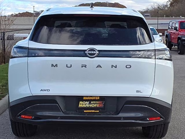 2026 Everest White Pearl Tricoat Nissan Murano SL AWD SUV