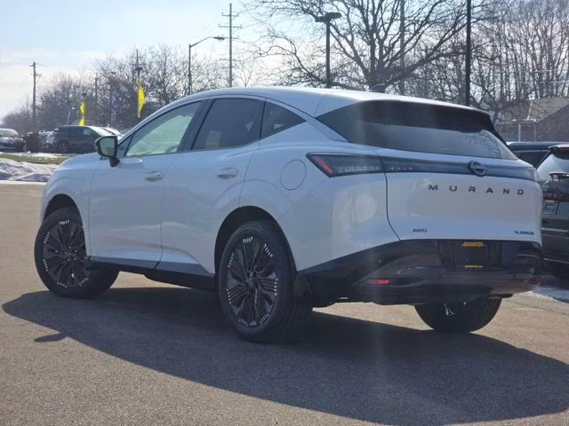 2026 Everest White Pearl Tricoat Nissan Murano Platinum AWD SUV