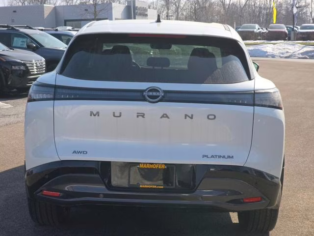 2026 Everest White Pearl Tricoat Nissan Murano Platinum AWD SUV