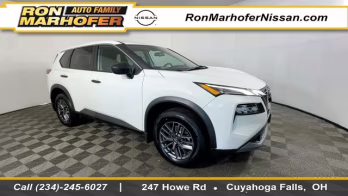 2023 Glacier White Nissan Rogue S AWD SUV