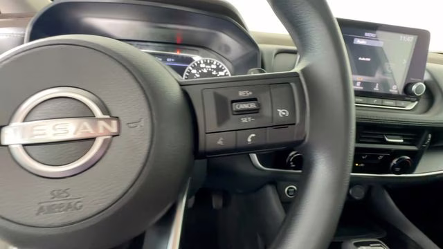 2023 Glacier White Nissan Rogue S AWD SUV
