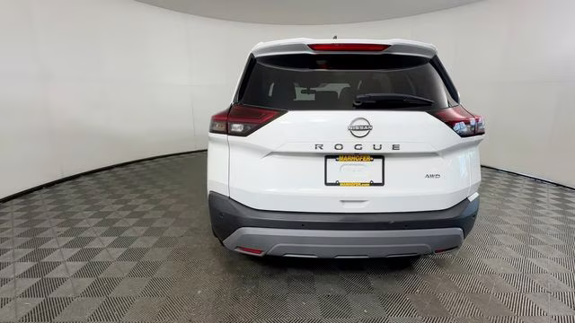 2023 Glacier White Nissan Rogue S AWD SUV
