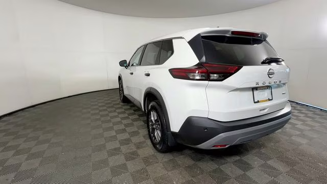 2023 Glacier White Nissan Rogue S AWD SUV