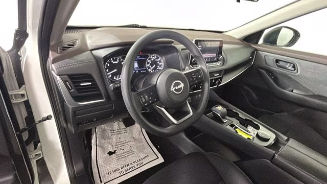 2023 Glacier White Nissan Rogue S AWD SUV