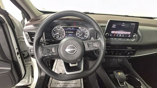 2023 Glacier White Nissan Rogue S AWD SUV