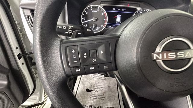 2023 Glacier White Nissan Rogue S AWD SUV