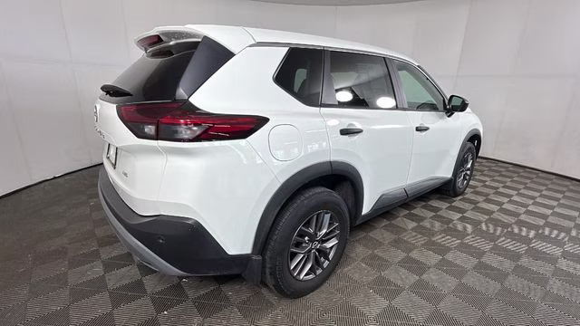 2023 Glacier White Nissan Rogue S AWD SUV