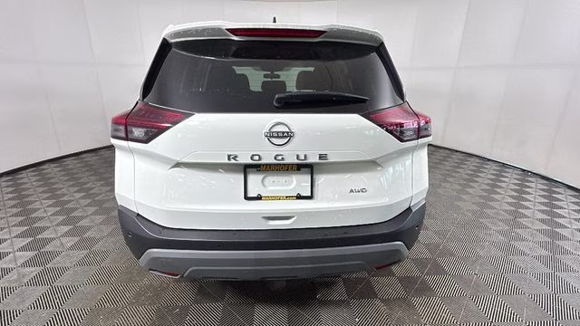 2023 Glacier White Nissan Rogue S AWD SUV