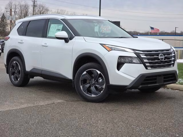 2026 Everest White Pearl Tricoat Nissan Rogue SV FWD SUV