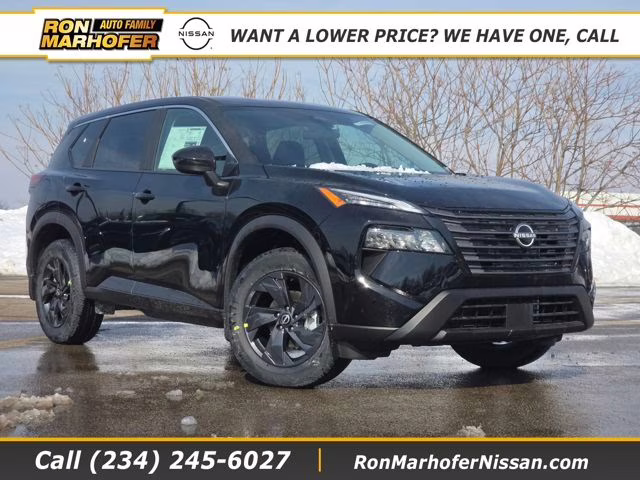 2026 Super Black Nissan Rogue SV AWD SUV