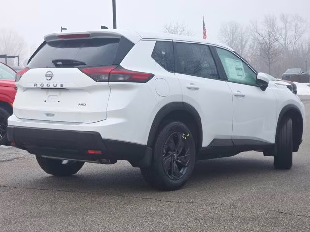 2026 Everest White Pearl Tricoat Nissan Rogue SV AWD SUV