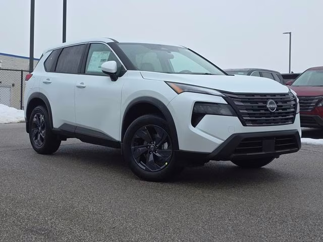 2026 Everest White Pearl Tricoat Nissan Rogue SV AWD SUV