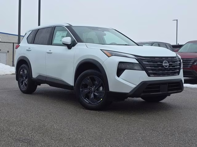 2026 Everest White Pearl Tricoat Nissan Rogue SV AWD SUV