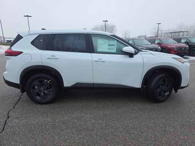 2026 Everest White Pearl Tricoat Nissan Rogue SV AWD SUV