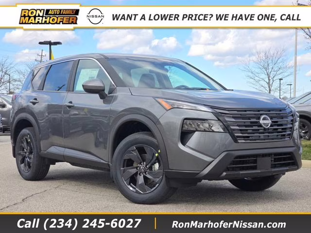 2026 Gun Metallic Nissan Rogue SV AWD SUV