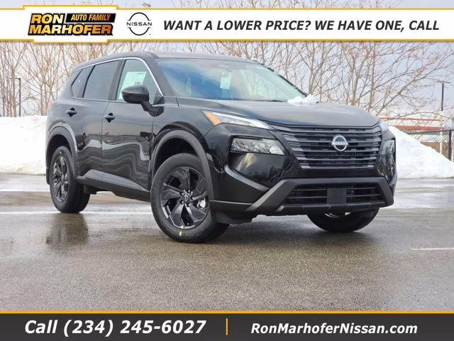 2026 Super Black Nissan Rogue SV AWD SUV
