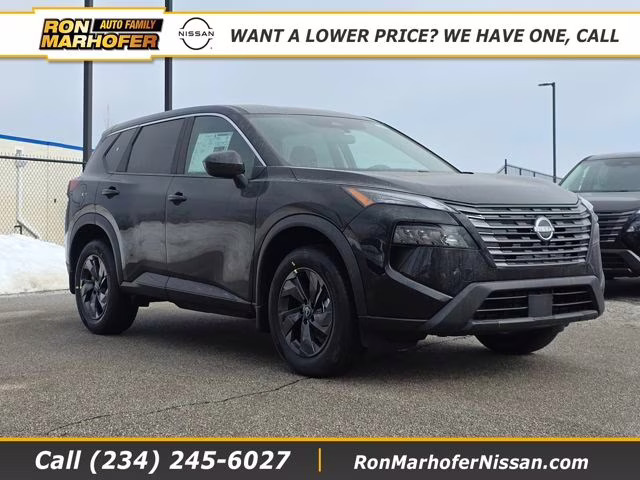 2026 Super Black Nissan Rogue SV AWD SUV
