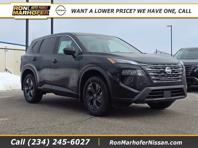 2026 Super Black Nissan Rogue SV AWD SUV