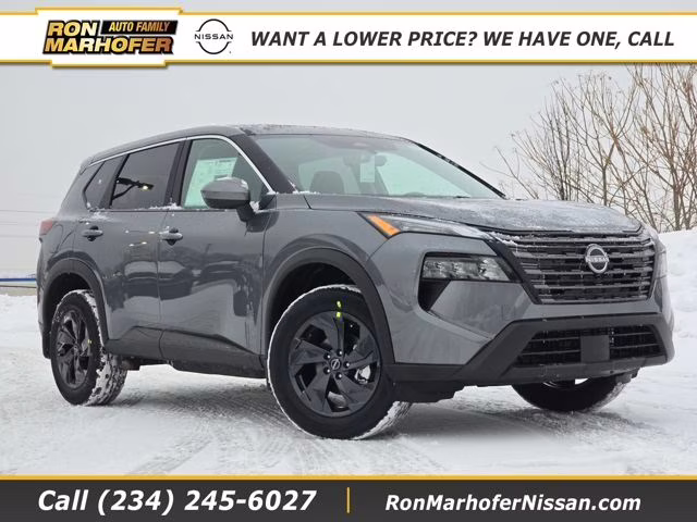 2026 Gun Metallic Nissan Rogue SV AWD SUV